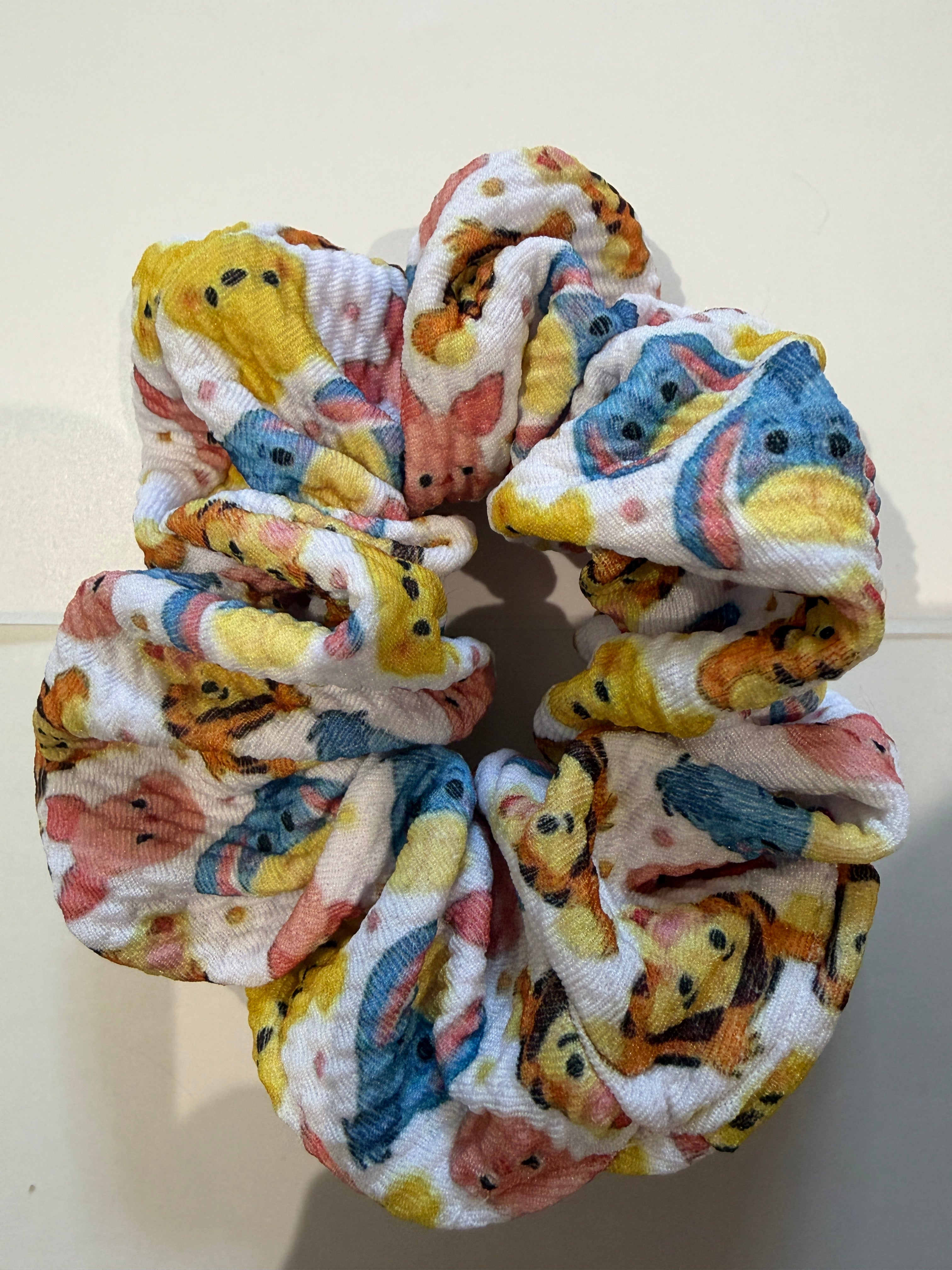 Hundred acre wood scrunchie