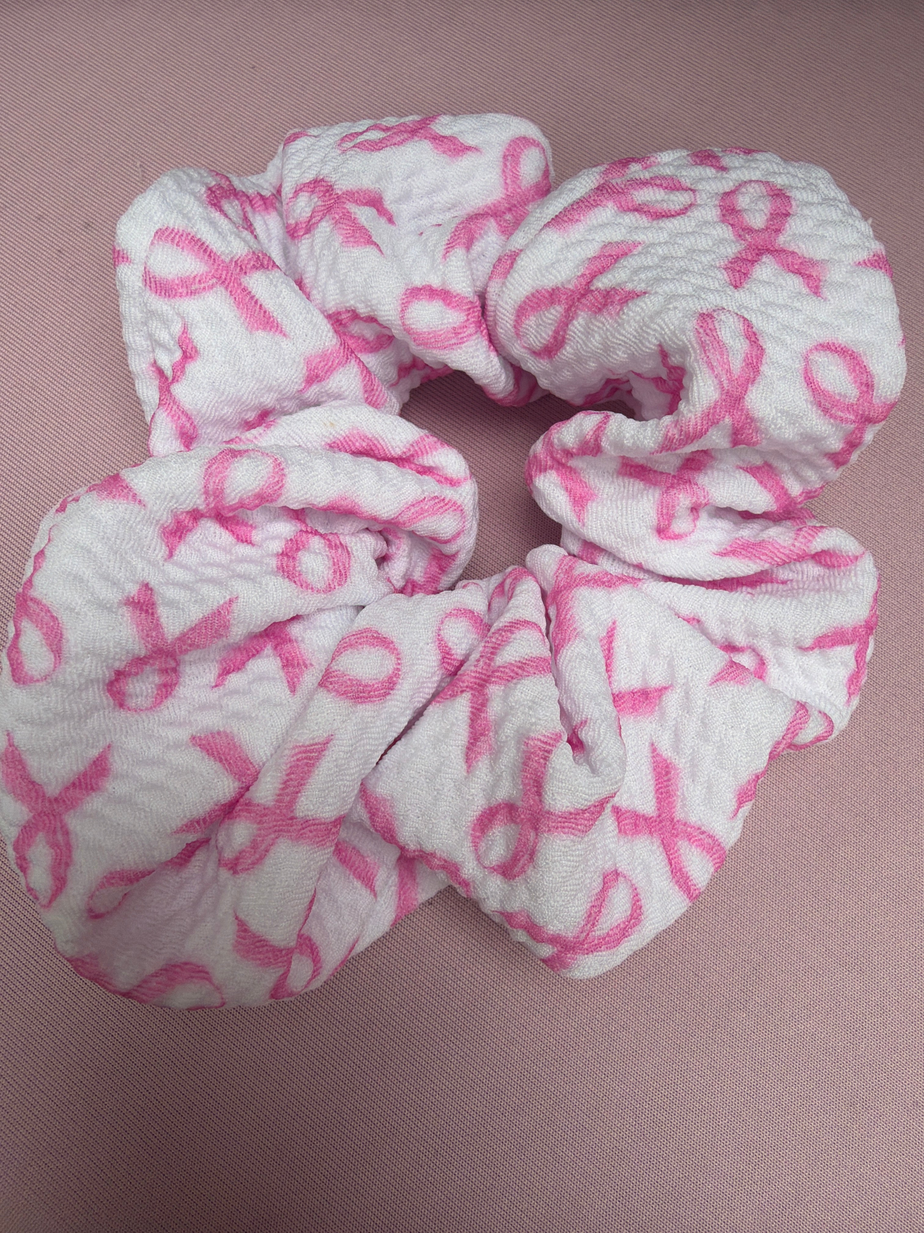 Breast Cancer Awareness Scrunchie