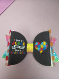 Neurodiversity Awareness Bow